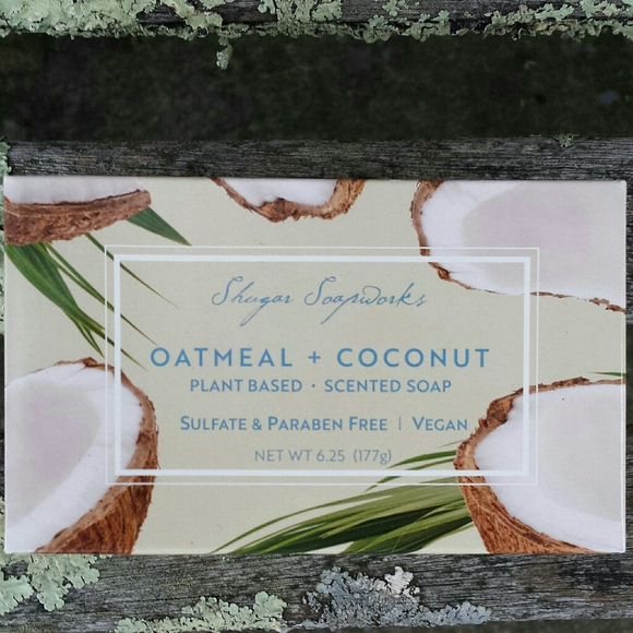 Sugar Soap Works Lemon & Oatmeal Coconut Soap Set - Picture 6 of 9